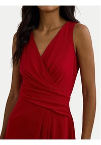 Lauren Ralph Lauren - LAUREN RALPH LAUREN Sukienka koktajlowa 250865006023 Czerwony Regular Fit. Kolor: czerwony. Materiał: syntetyk. Styl: wizytowy #4