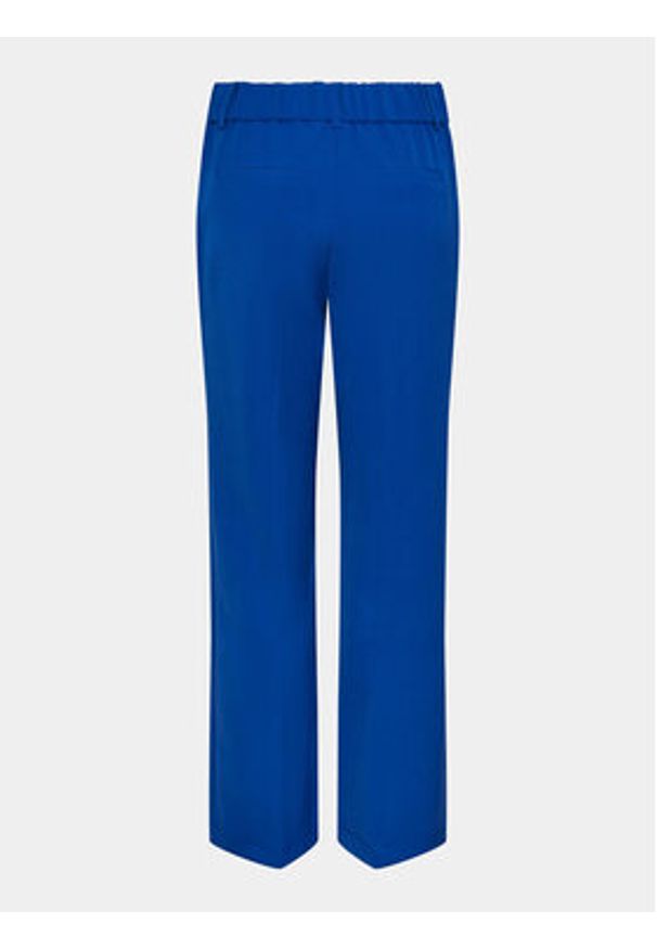 YAS Spodnie materiałowe Likka 26030744 Niebieski Regular Fit. Kolor: niebieski. Materiał: syntetyk
