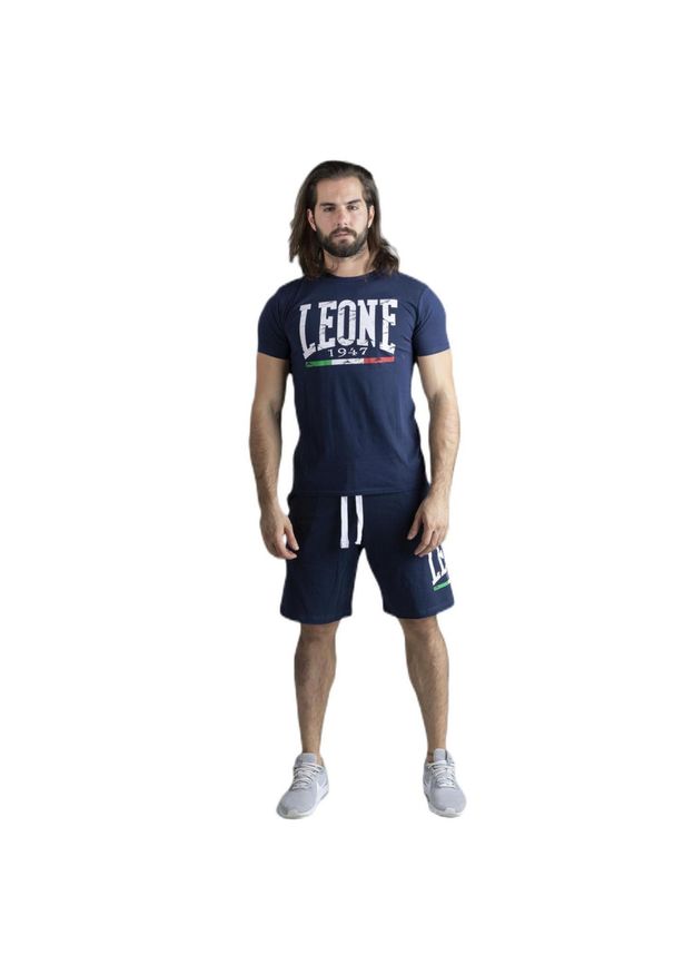 LEONE 1947 APPAREL - Zestaw męski Leone 1947. Kolor: niebieski. Materiał: tkanina, dresówka