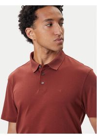 Calvin Klein Polo Supima LV04LB276G Brązowy Regular Fit. Typ kołnierza: polo. Kolor: brązowy. Materiał: bawełna #4