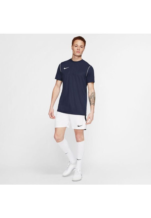 Koszulka treningowa męska Nike Park 20. Kolor: czarny, wielokolorowy, niebieski. Długość rękawa: krótki rękaw. Długość: krótkie