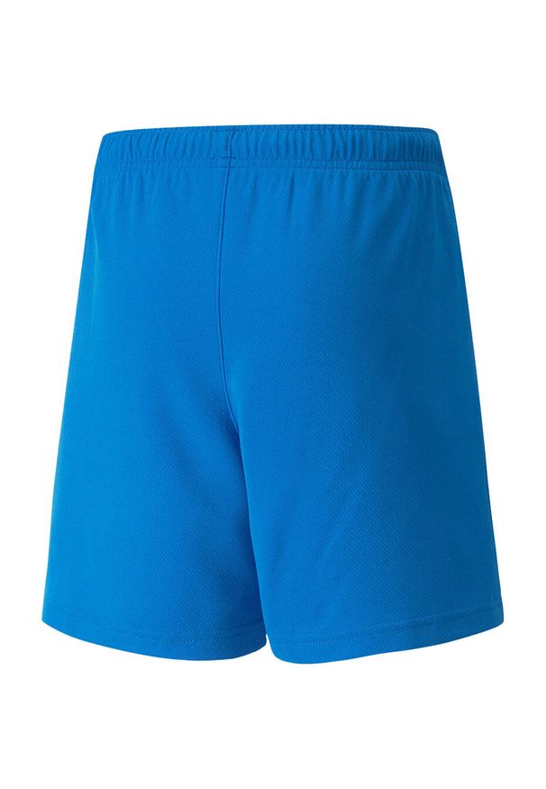 Spodenki piłkarskie dla dzieci Puma teamRISE Short Jr. Kolor: niebieski