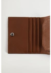 Mango Man - Portfel Wallet. Kolor: brązowy. Materiał: materiał. Wzór: gładki #4