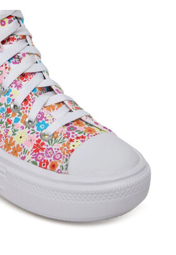 Converse Sneakersy Chuck Taylor All Star Move Platform Mini Flowers A14968C Kolorowy. Materiał: materiał. Wzór: kolorowy. Obcas: na platformie. Model: Converse All Star