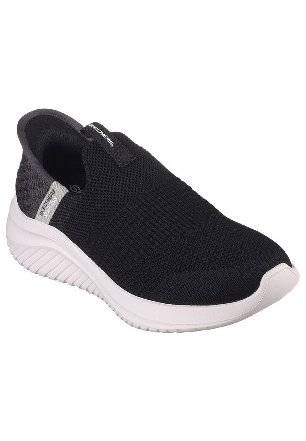 skechers - Buty do chodzenia damskie Skechers Ultra Flex 3.0 Smooth Step. Kolor: biały, wielokolorowy, czarny, szary. Materiał: materiał, syntetyk, tkanina. Sport: turystyka piesza