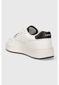 Levi's® - Levi's sneakersy GLIDE kolor biały 235200.151. Okazja: na spotkanie biznesowe. Nosek buta: okrągły. Zapięcie: sznurówki. Kolor: biały. Materiał: guma #2