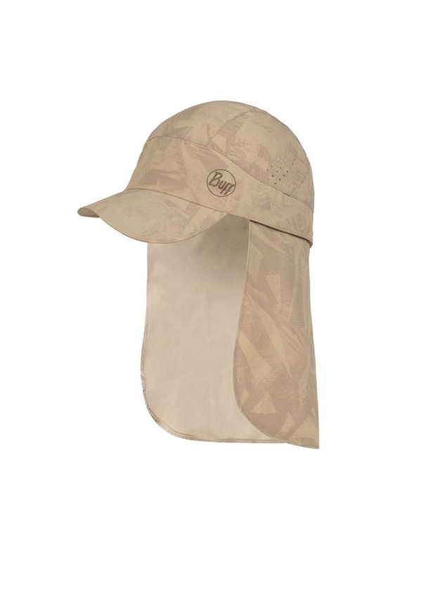Czapka z daszkiem Buff Pack Sahara Cap Acai 125341.302.20.00 - beżowa. Kolor: beżowy. Materiał: materiał, poliester. Styl: sportowy