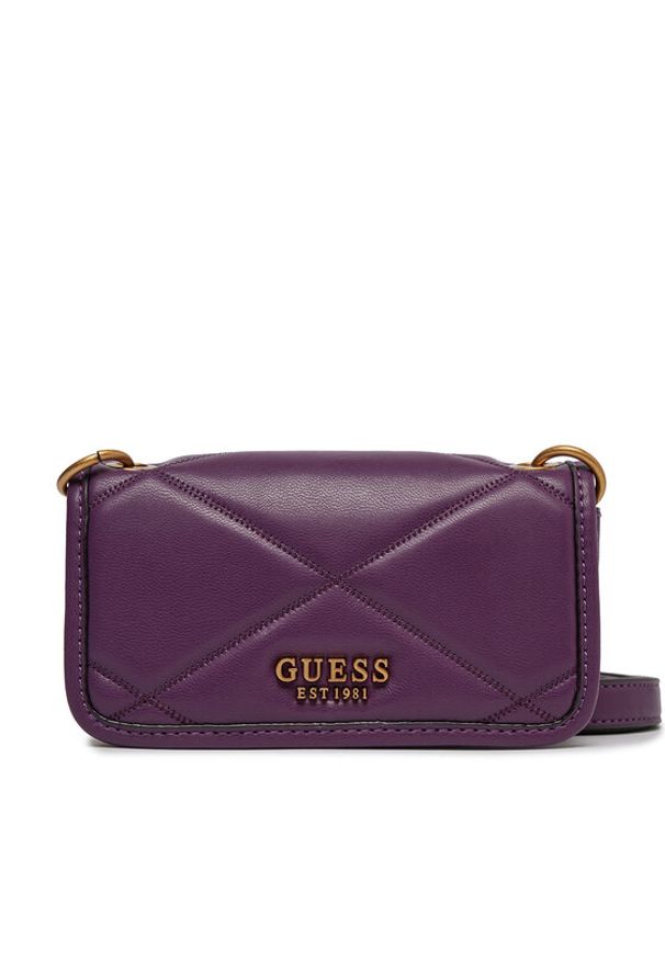 Guess Torebka Cilian (QB) Mini-Bags HWQB91 91780 Fioletowy. Kolor: fioletowy. Materiał: skórzane