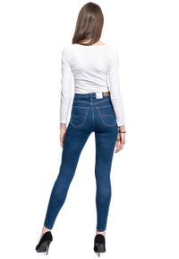 Lee - LEE IVY DAMSKIE SPODNIE JEANSOWE DARK MONO L32EPQXM