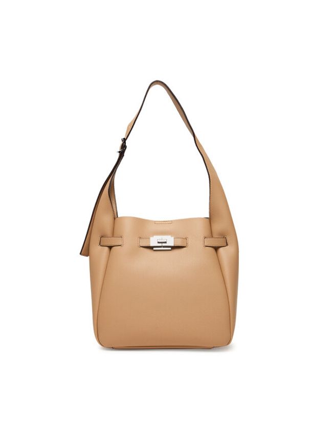 DKNY Torebka R52CAK42 Brązowy. Kolor: brązowy. Materiał: skórzane