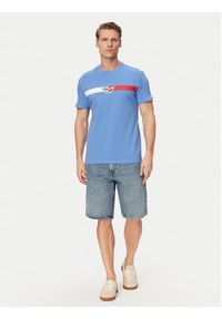 Tommy Jeans T-Shirt DM0DM22539 Niebieski Regular Fit. Kolor: niebieski. Materiał: bawełna #3