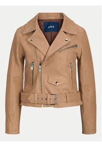 JJXX Kurtka skórzana Holly 12200286 Brązowy Regular Fit. Kolor: brązowy. Materiał: skóra #3