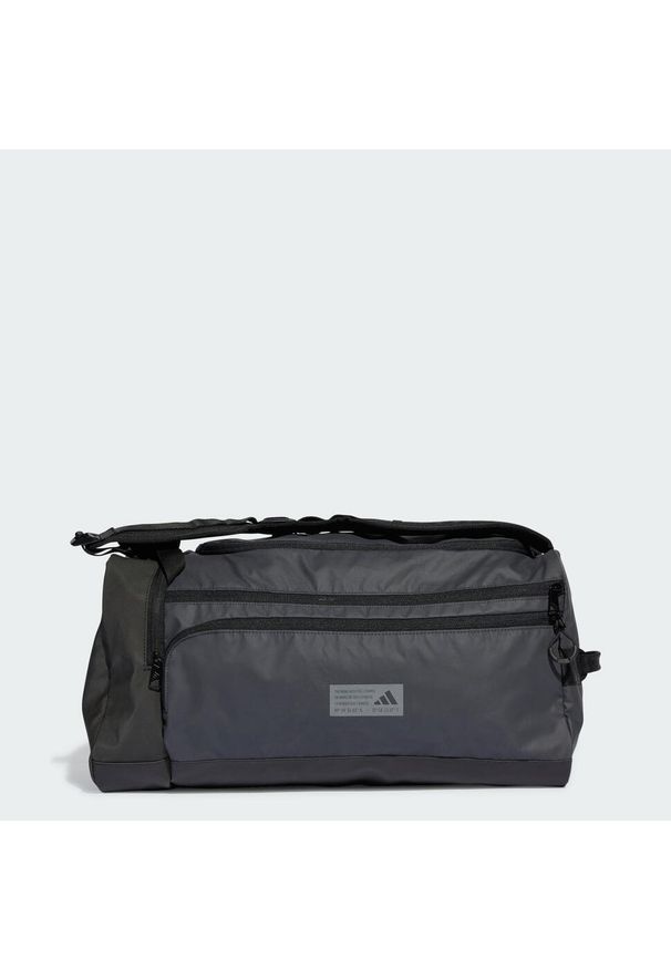 Adidas - Torba Hybrid Duffel. Kolor: wielokolorowy, czarny, szary. Materiał: materiał