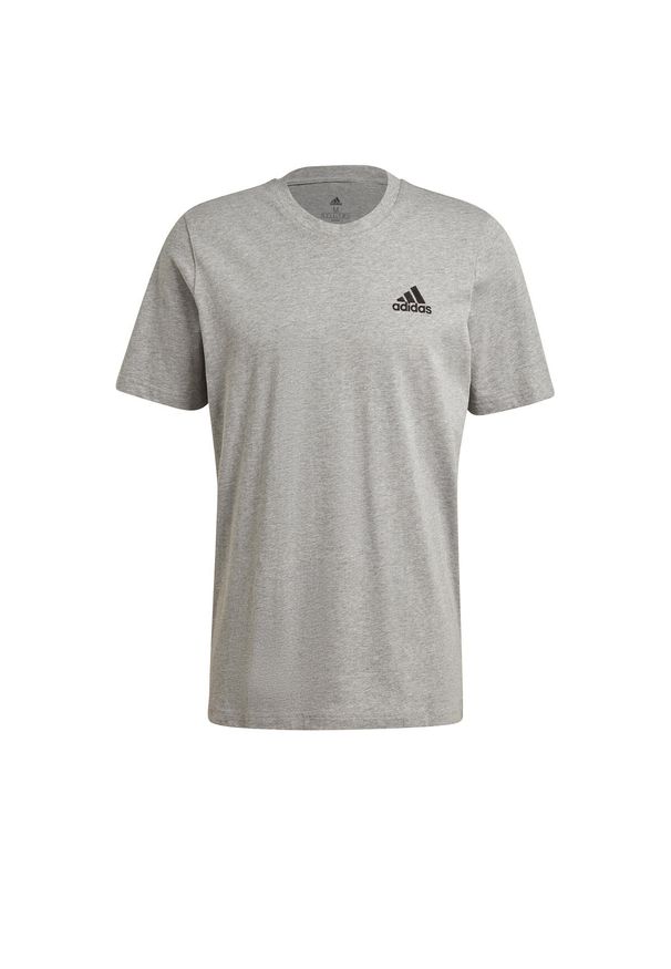 Adidas - Koszulka adidas Essentials Embroidered Small Logo. Kolor: szary. Sport: fitness