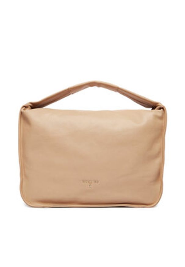 Patrizia Pepe Torebka 8B0315/L177-R874 Beżowy. Kolor: beżowy. Materiał: skórzane