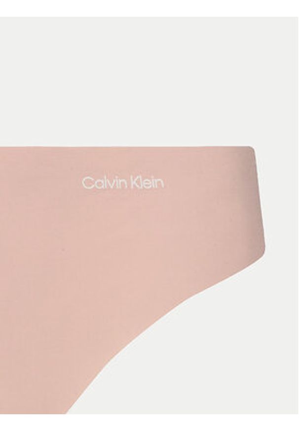 Calvin Klein Underwear Komplet stringów 000QD3558E Różowy. Kolor: różowy. Materiał: syntetyk
