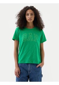 GAP - Gap T-Shirt 871344-04 Zielony Regular Fit. Kolor: zielony. Materiał: bawełna