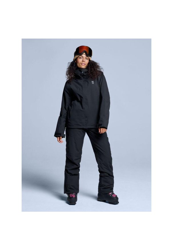 POEDERBAAS - Kurtka narciarska damska - Arctic 2L ocieplana - czarna. Kolor: czarny. Materiał: poliester. Sezon: zima. Sport: narciarstwo