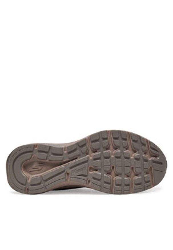 skechers - Skechers Buty do biegania GO RUN Consistent 2.0 128606/LTBR Beżowy. Kolor: beżowy. Materiał: skóra. Sport: bieganie