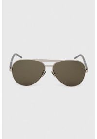 Gucci okulary przeciwsłoneczne męskie kolor srebrny. Kolor: srebrny #4