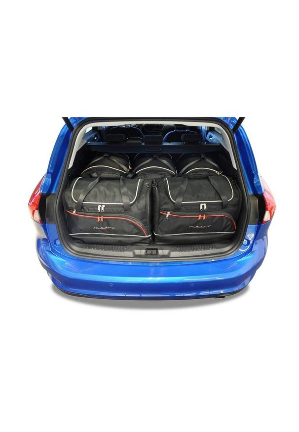 KJUST - Torby Do Bagażnika Ford Focus Kombi 2018+ 5Szt Kjust. Kolor: czarny. Styl: sportowy