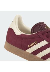 Adidas - adidas Sneakersy Gazelle KK2637 Bordowy. Kolor: czerwony. Materiał: skóra, zamsz. Model: Adidas Gazelle #3