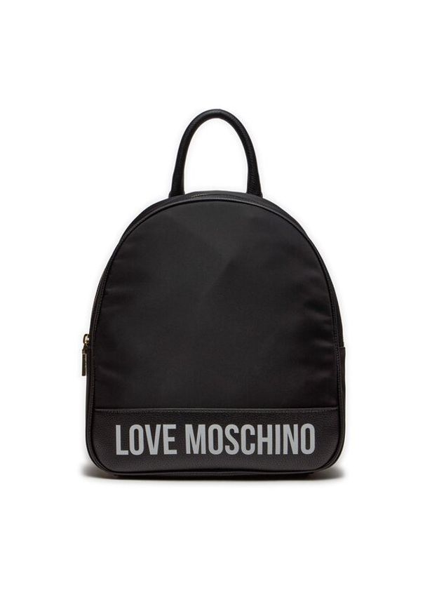 Love Moschino - LOVE MOSCHINO Plecak JC4251PP0IKE100A Czarny. Kolor: czarny. Materiał: skóra