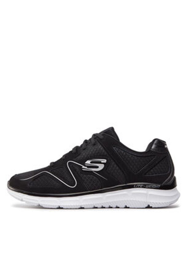 skechers - Skechers Sneakersy Verse-Flash Point 58350/BKW Czarny. Kolor: czarny. Materiał: mesh, materiał