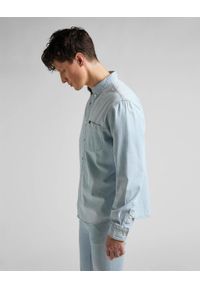 Lee - LEE RIVETED SHIRT MĘSKA KOSZULA JEANSOWA ICE BLUE L66IPLUY. Materiał: jeans #4