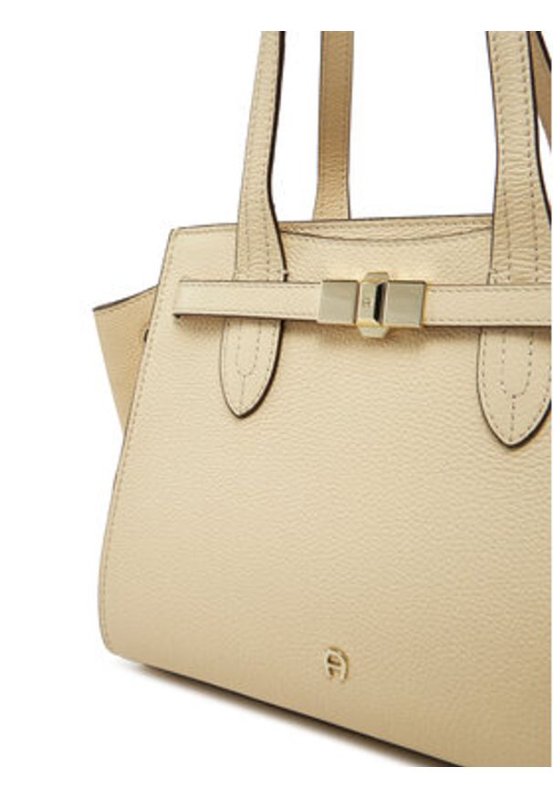 Aigner Torebka 137412 Beżowy. Kolor: beżowy. Materiał: skórzane