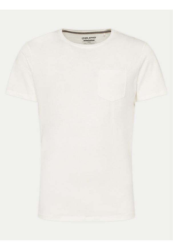 Blend T-Shirt 20716515 Biały Regular Fit. Kolor: biały. Materiał: bawełna