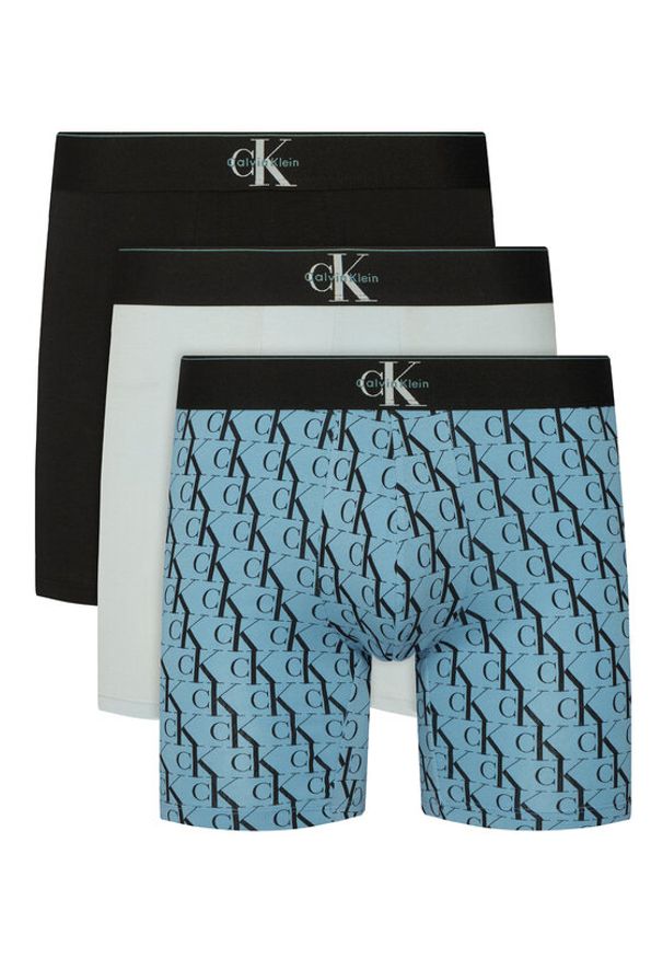 Calvin Klein Underwear Komplet bokserek LV00NB4473 Kolorowy. Materiał: bawełna. Wzór: kolorowy