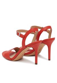 Lauren Ralph Lauren - LAUREN RALPH LAUREN Sandały 802940727012 Czerwony. Kolor: czerwony. Materiał: skóra #3