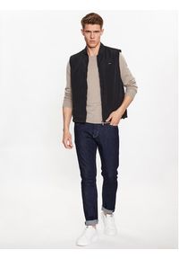 Calvin Klein Sweter K10K109474 Beżowy Regular Fit. Kolor: beżowy. Materiał: wełna #3