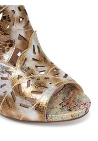 Laura Vita Sandały Albane 48 Złoty. Kolor: złoty. Materiał: skóra #4