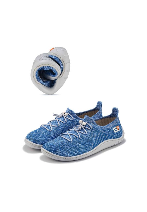 Buty Do Chodzenia Damskie Brubeck Merino Barefoot. Kolor: wielokolorowy, niebieski, szary. Sport: turystyka piesza