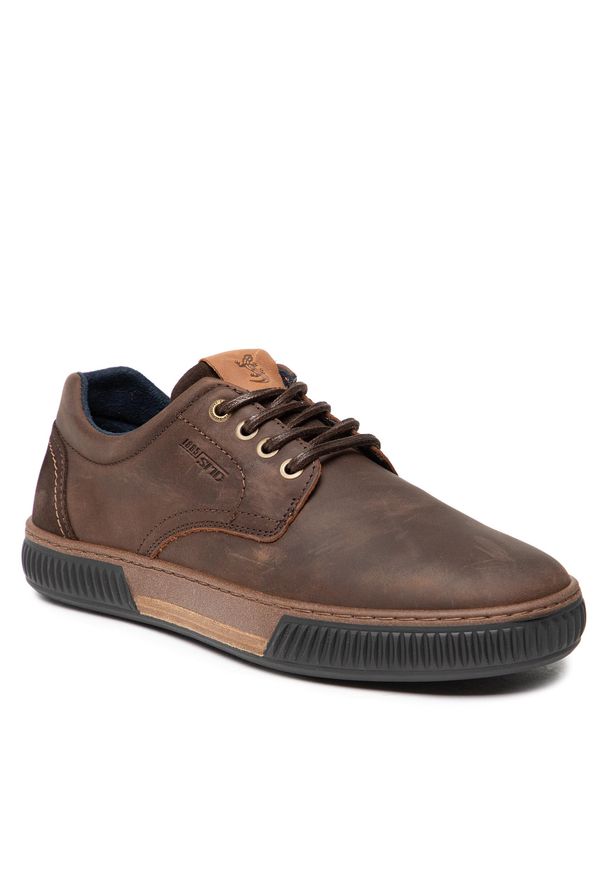 Sneakersy Salamander 31-60501-04 Brown. Kolor: brązowy. Materiał: skóra, nubuk