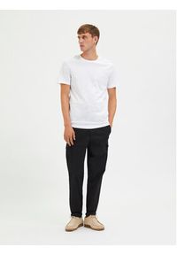 Selected Homme Komplet 3 t-shirtów Axel 16087854 Biały Regular Fit. Kolor: biały. Materiał: bawełna