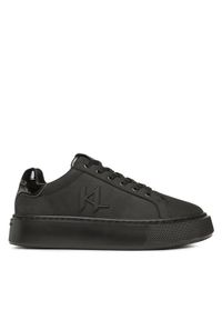 Karl Lagerfeld - KARL LAGERFELD Sneakersy KL62217 Czarny. Kolor: czarny. Materiał: skóra, nubuk