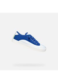 Geox - Buty GEOX J TIPPESTE BOY Niebieski. Okazja: na co dzień. Kolor: niebieski, zielony, żółty, wielokolorowy. Materiał: tkanina