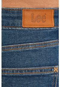 Lee - Jeansy Wide. Kolor: niebieski. Materiał: jeans #3