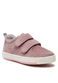 Sneakersy RenBut 23-3382 Róż Pudrowy. Kolor: różowy. Materiał: zamsz, skóra #1