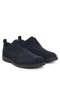 Clarks Półbuty Aldwin Lace 26183251 Granatowy. Kolor: niebieski. Materiał: zamsz, skóra #4