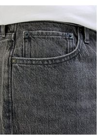 Jack & Jones - Jack&Jones Szorty jeansowe 12269533 Czarny Loose Fit. Kolor: czarny. Materiał: bawełna #4