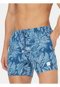 BOSS Szorty kąpielowe Piranha 50508844 Niebieski Regular Fit. Kolor: niebieski. Materiał: syntetyk #1