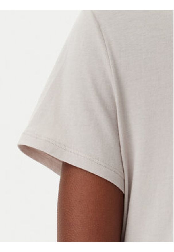 GAP - Gap T-Shirt 729555-09 Beżowy Regular Fit. Kolor: beżowy. Materiał: bawełna