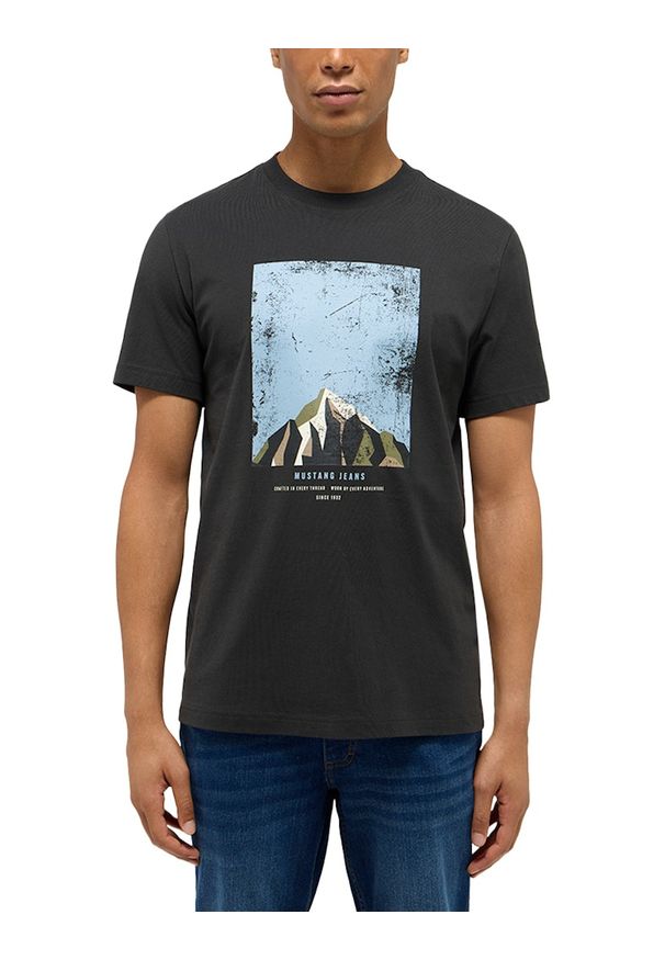 Męski T-Shirt Mustang Style Austin Pirate Black 1015840 4088