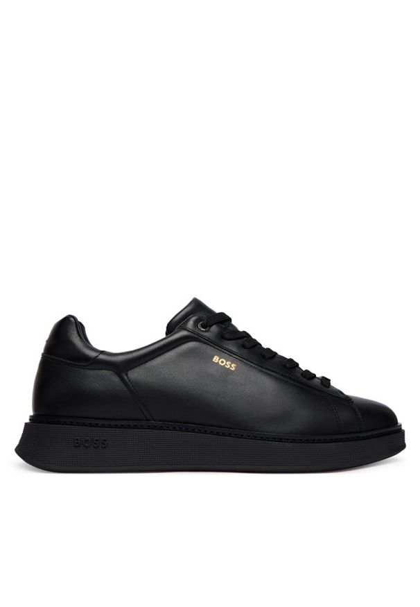 BOSS Sneakersy Bulton 50568773 Czarny. Kolor: czarny. Materiał: skóra