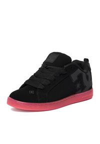 DC Shoes Sneakersy EO-COURT GRAFFIK LE DC02894001 Czarny. Kolor: czarny. Materiał: nubuk, skóra #5