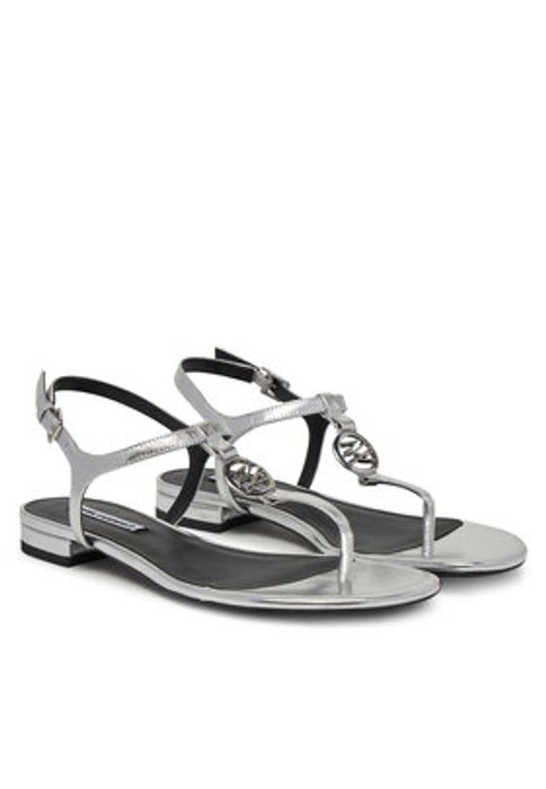 Karl Lagerfeld - KARL LAGERFELD Sandały KL82515 Srebrny. Kolor: srebrny. Materiał: skóra